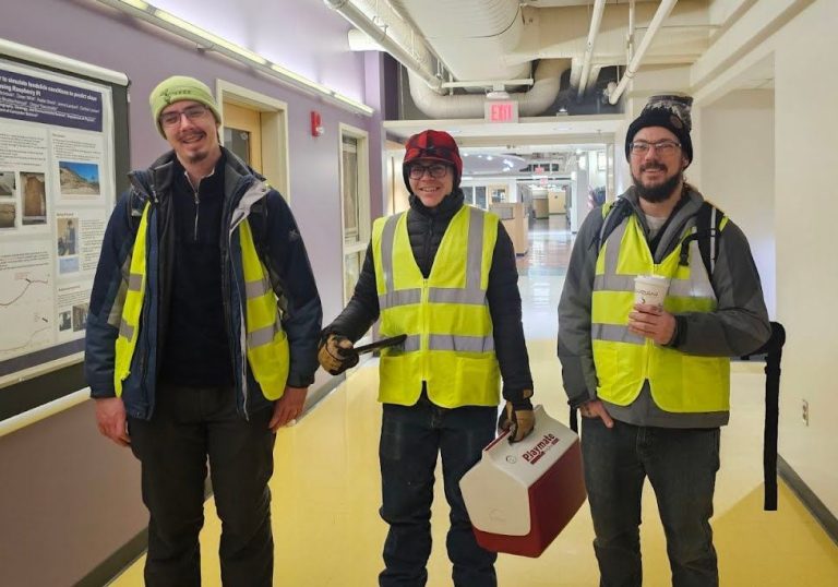 GPS mapping in really cold conditions!