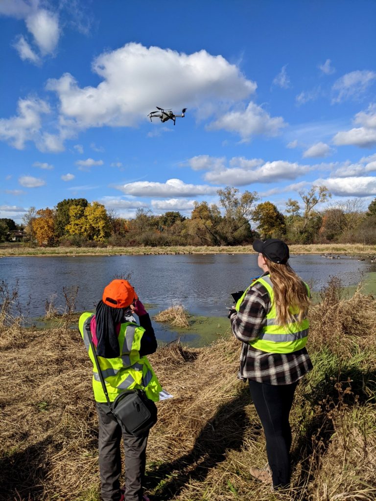 Drone mapping at Mush-ko-se-day Park
